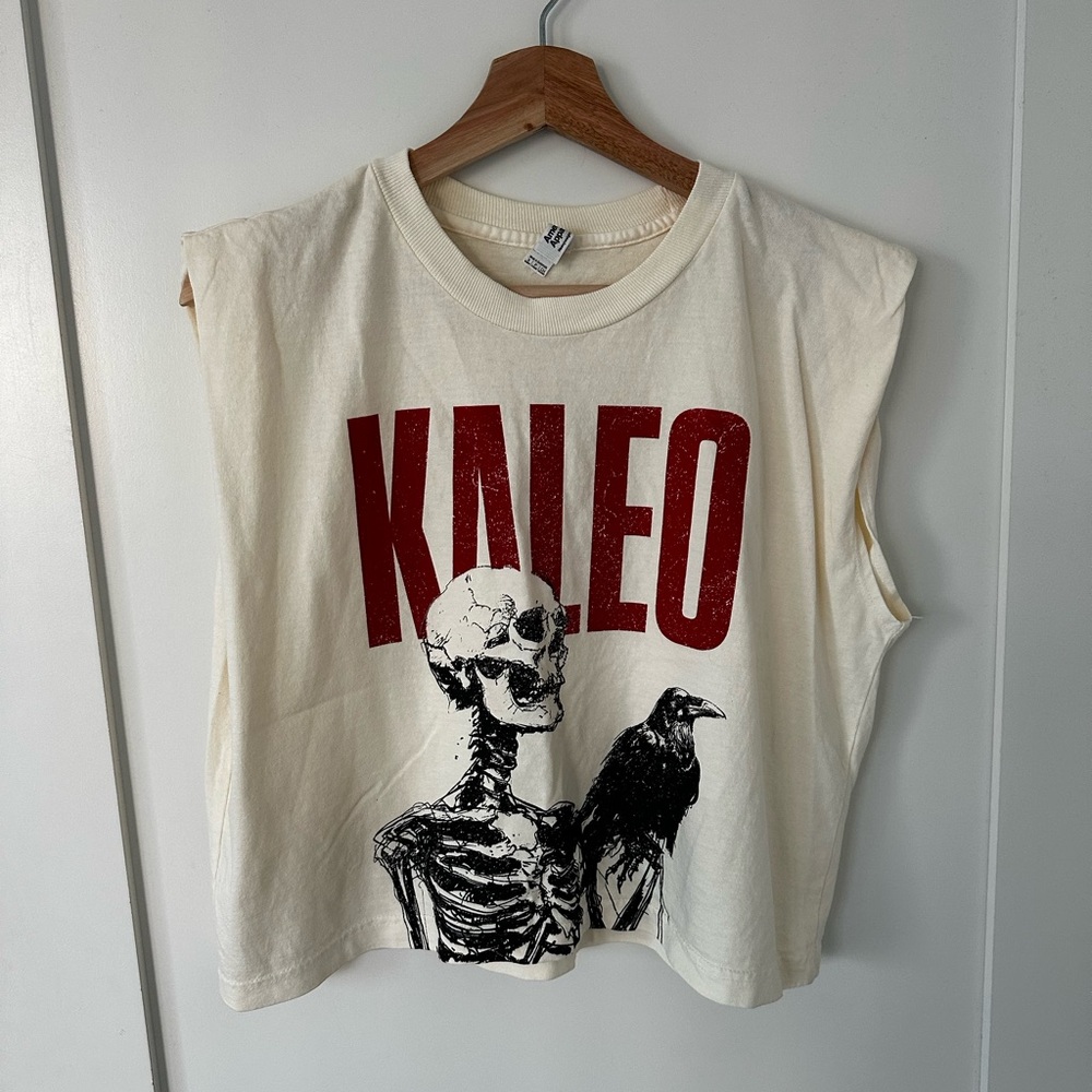 NWOT American apparel Kaleo band muscle tee size small